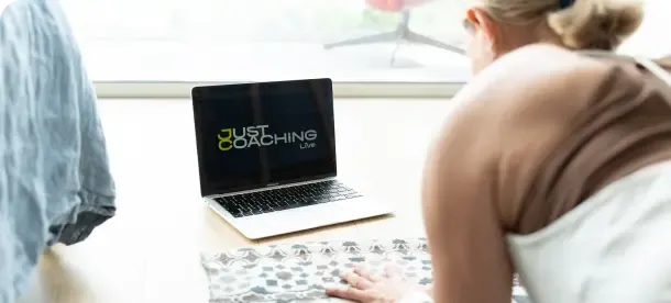 Séance de coaching sportif en visioconférence